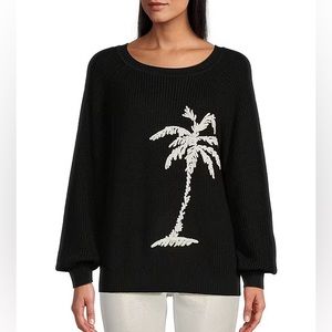 Tommy Bahama
Breezy Palm Tree Crew Cotton Blend Pullover Statement Sweat…